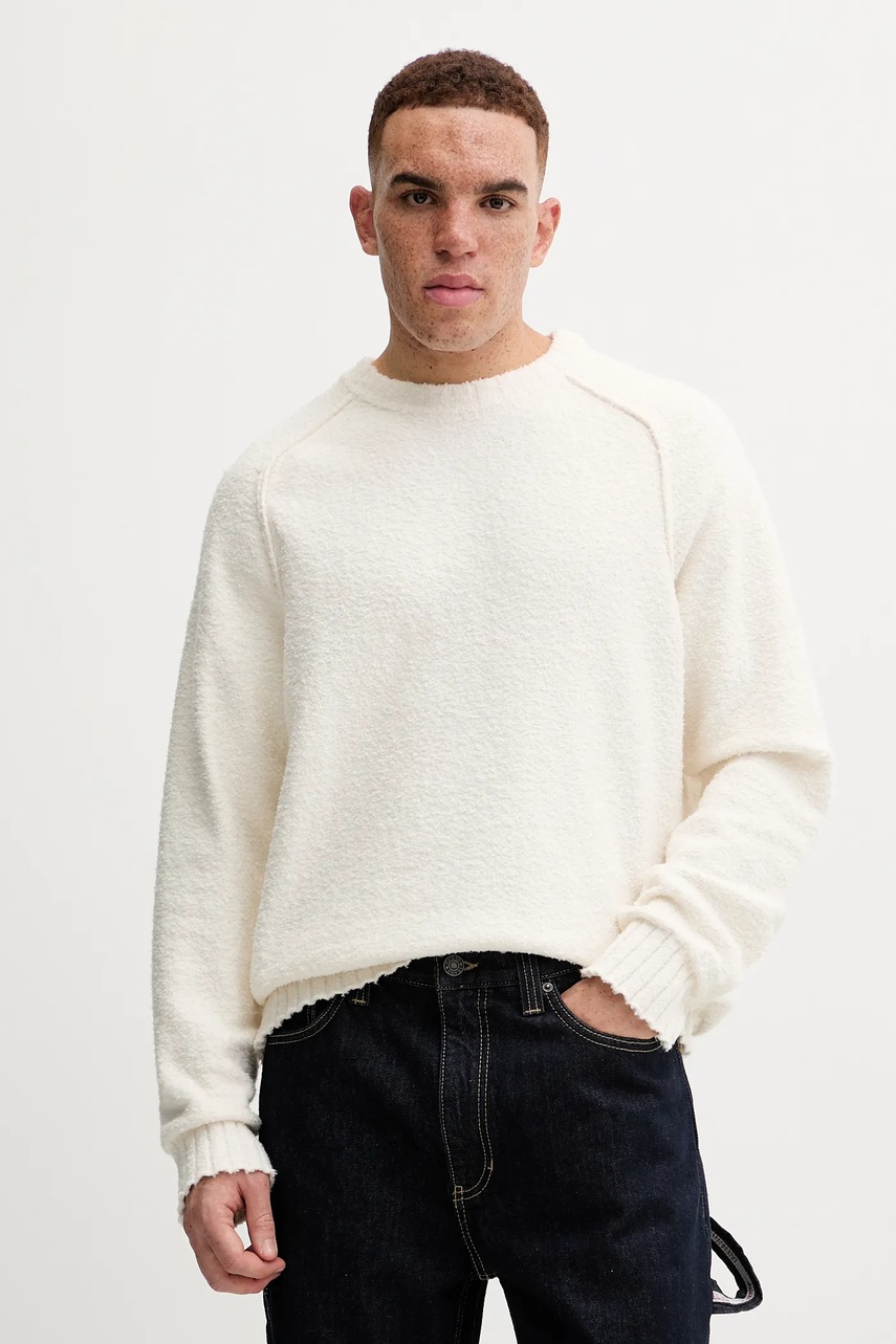 HUGO pulover culoarea bej, 50547007