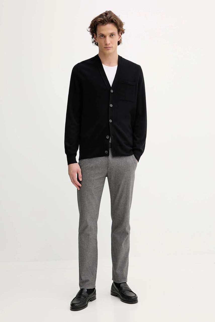 Шерстяной кардиган Marc OPolo цвет чёрный 529506361042
