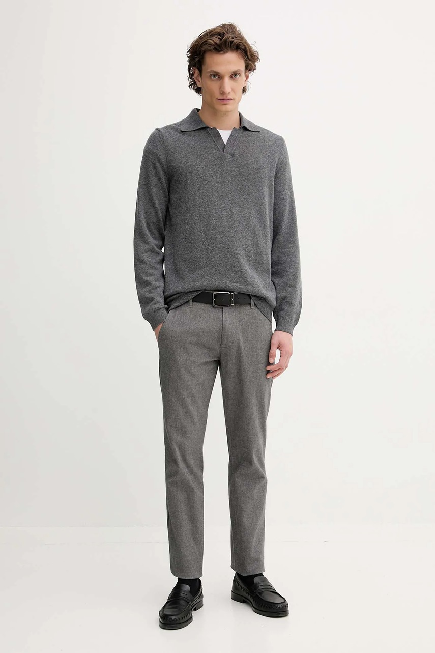 Свитер с добавлением шерсти Marc OPolo цвет серый лёгкий 529514460150