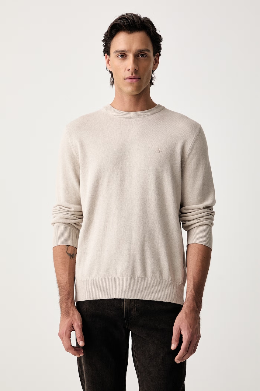 Marc O'Polo sweter męski z dodatkiem wełny
