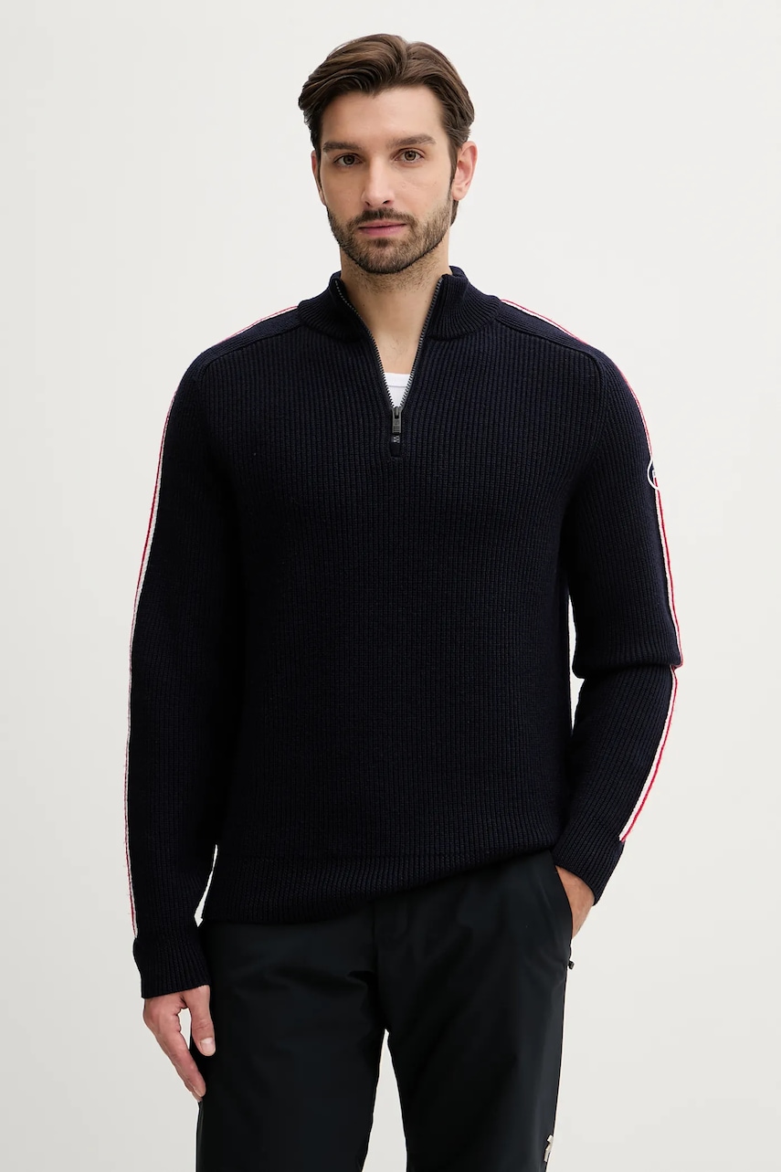 Fusalp pulover de lână Dorianau culoarea bleumarin, I2112