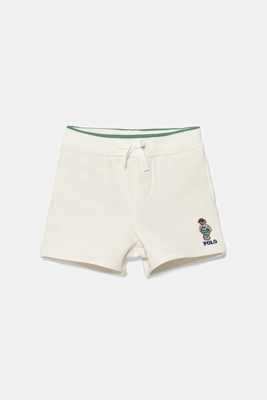 Levně Dětské kraťasy Polo Ralph Lauren bílá barva, 320971484001