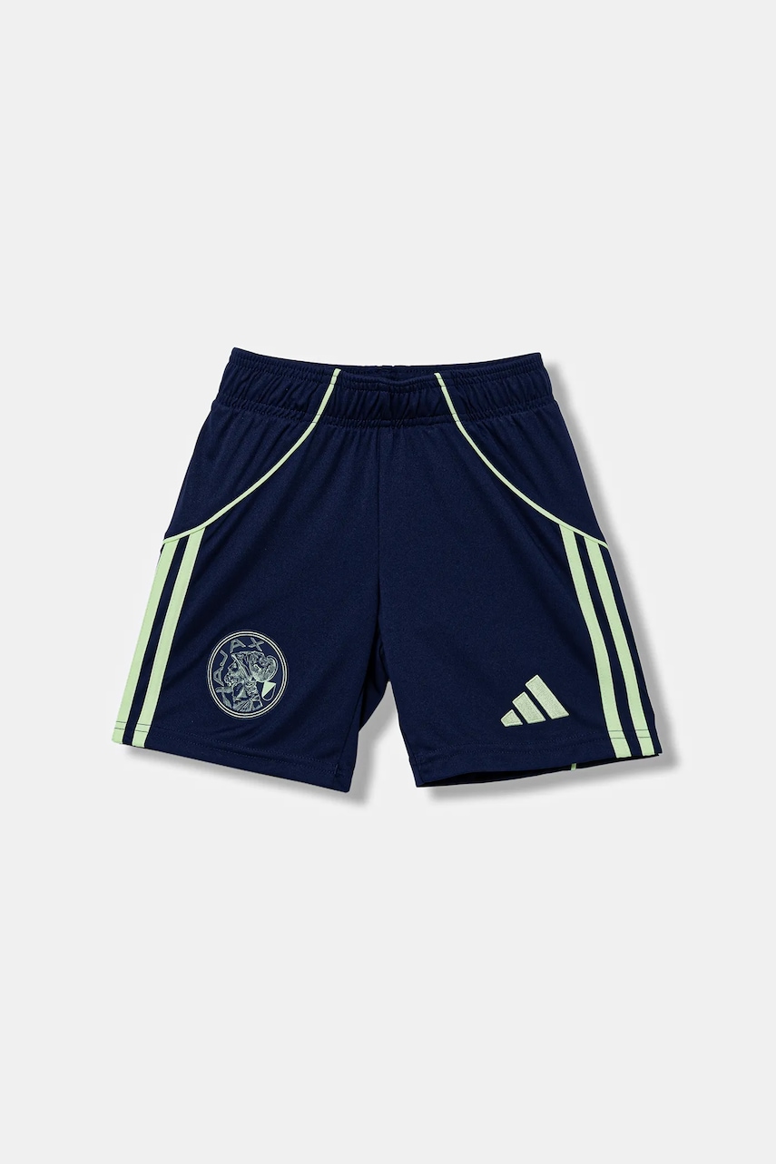 adidas Performance pantaloni scurți copii AJAX culoarea bleumarin, talie reglabila, JI9570