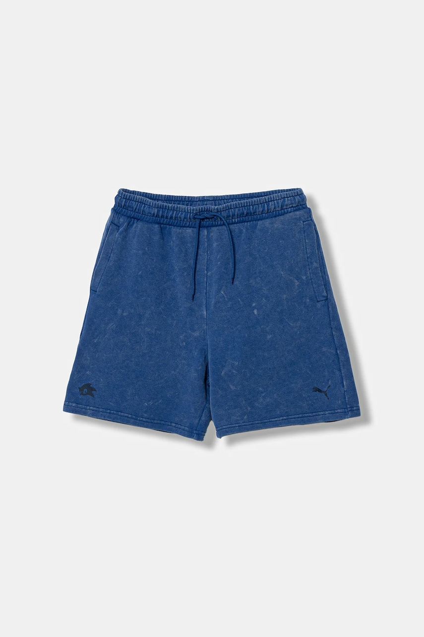 Puma pantaloni scurți din bumbac pentru copii PUMA X SONIC Relaxed Shorts TR talie reglabila, 632385