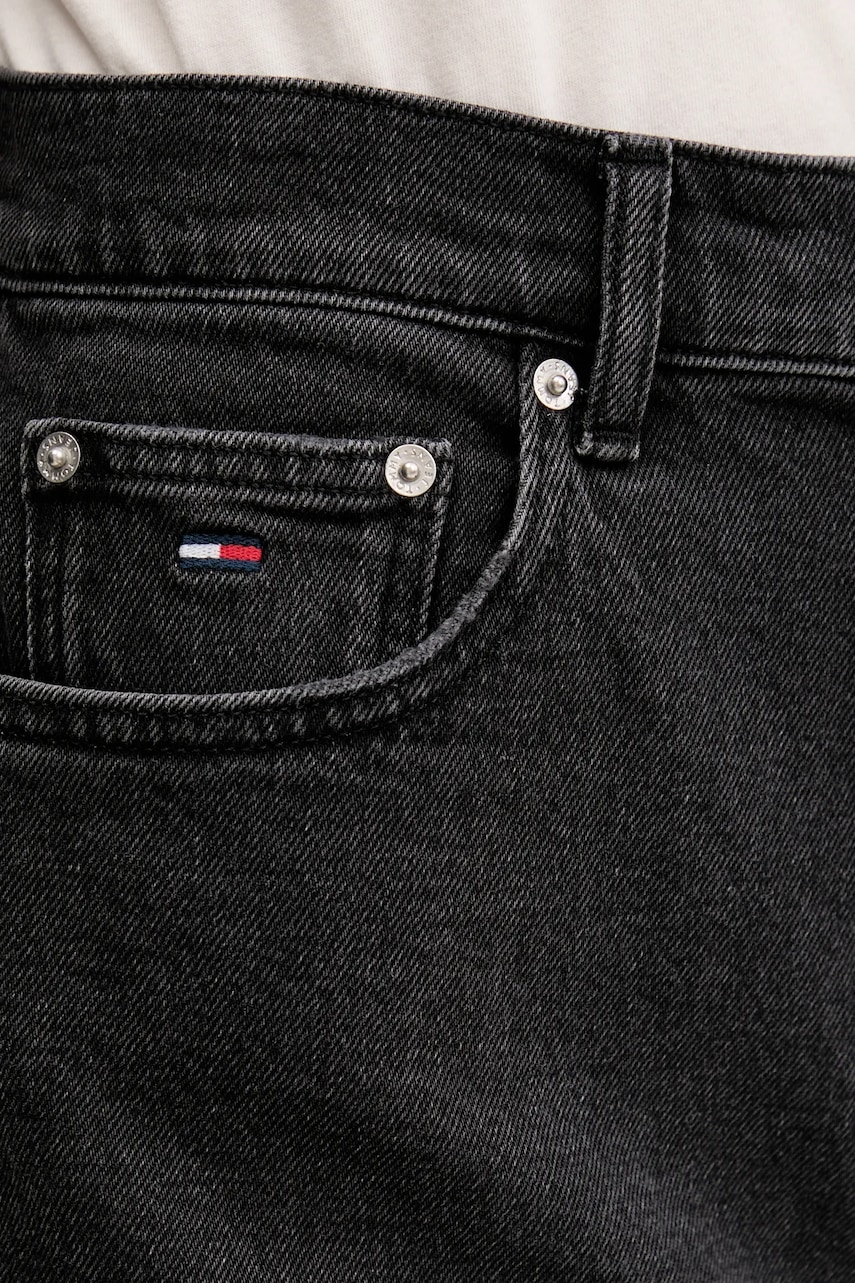 Rifľové krátke nohavice Tommy Jeans