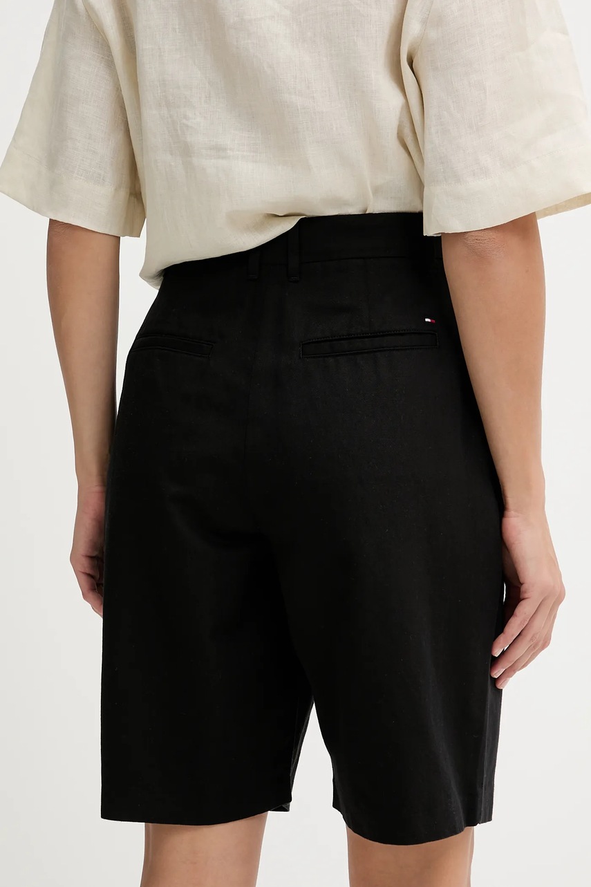 Λινό σορτς Tommy Hilfiger φωτογραφία