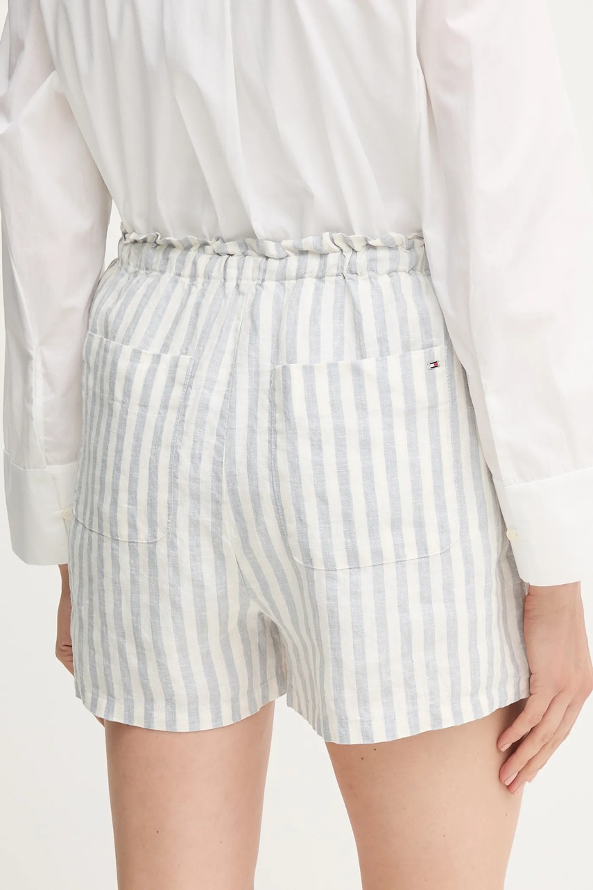Σορτς από λινό Tommy Hilfiger φωτογραφία