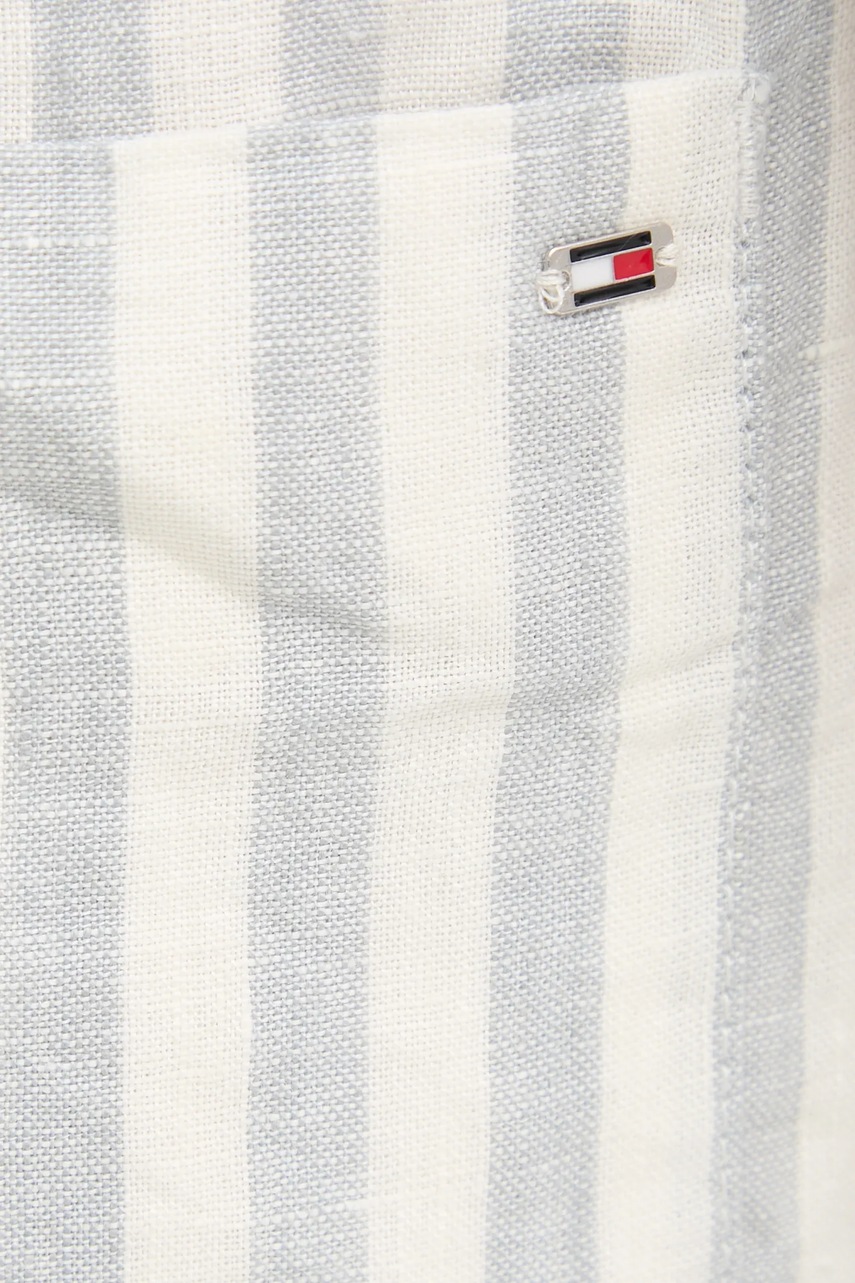 Σορτς από λινό Tommy Hilfiger φωτογραφία