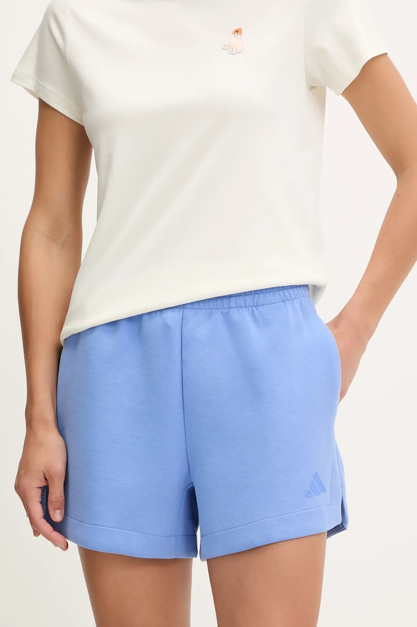 adidas pantaloni scurți All SZN uni, high waist, JV9878