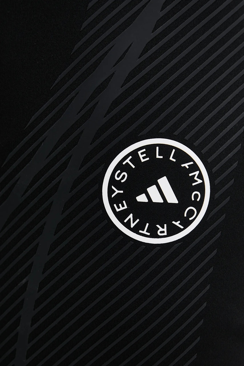 Σορτς προπόνησης adidas by Stella McCartney χρώμα: μαύρο, JW2024 φωτογραφία