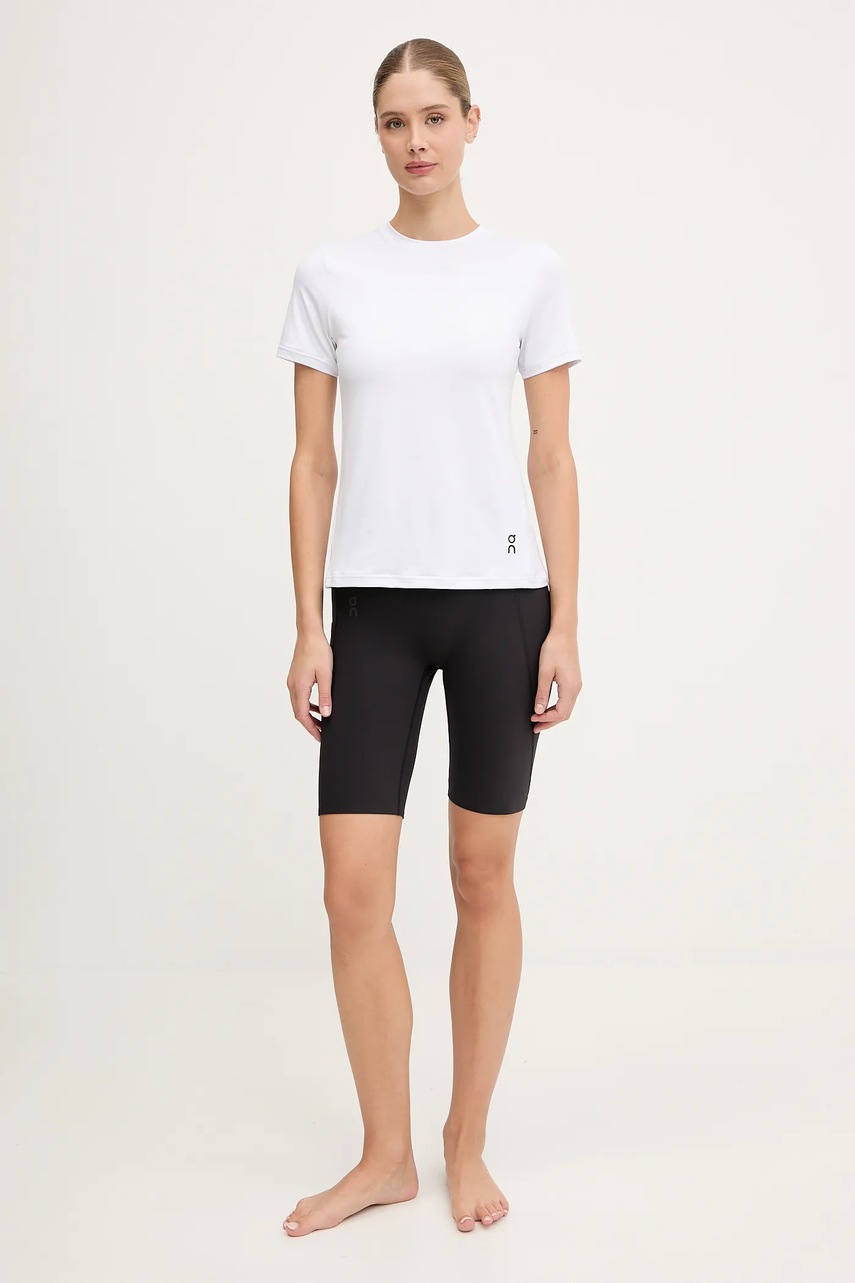 Шорты для йоги ON running Studio цвет чёрный однотонные высокая посадка 1WF12550553