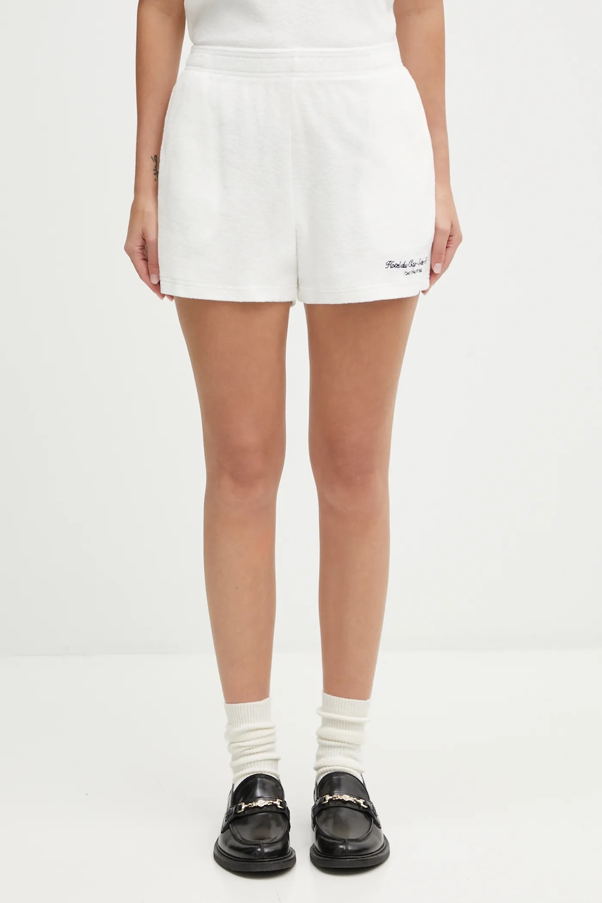 Sporty & Rich pantaloni scurți din bumbac Eden Script Terry