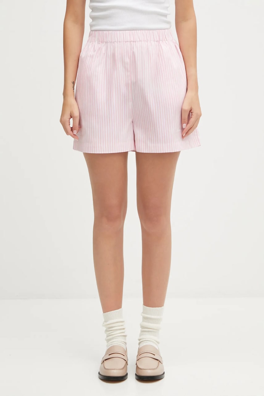 Sporty & Rich szorty bawełniane Eden Script Poplin