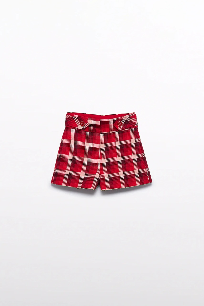 Детские шорты Abel&Lula цвет красный узор 5717
