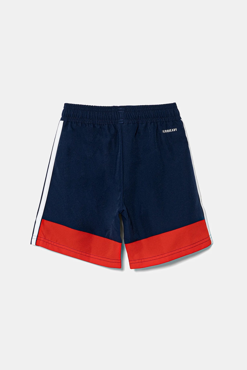 Детские шорты adidas Performance цвет синий с аппликацией регулируемая талия JD0642 в Ровном Детские шорты adidas Performance цвет синий с аппликацией регулируемая талия JD0642 в Ровном