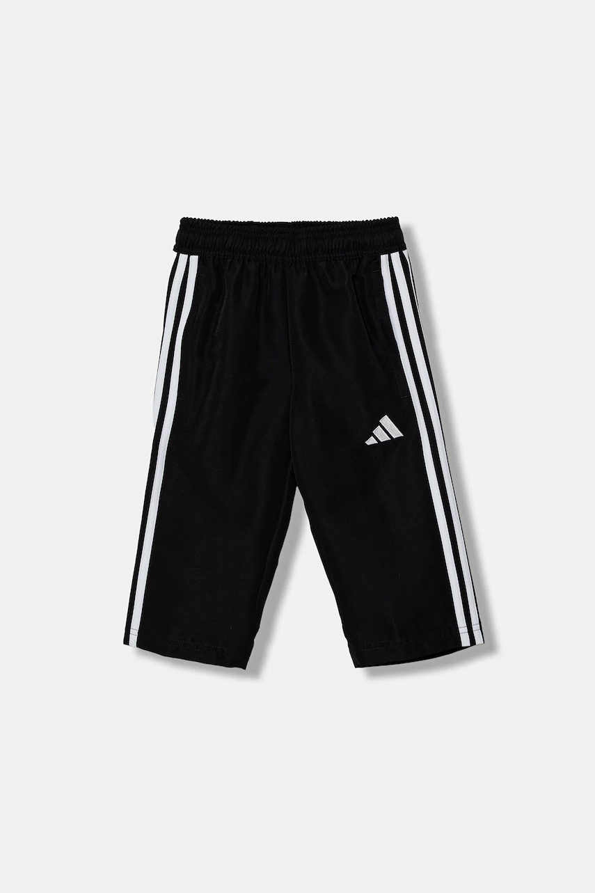 adidas Performance pantaloni scurți copii culoarea negru, cu imprimeu, talie reglabila, JD3045