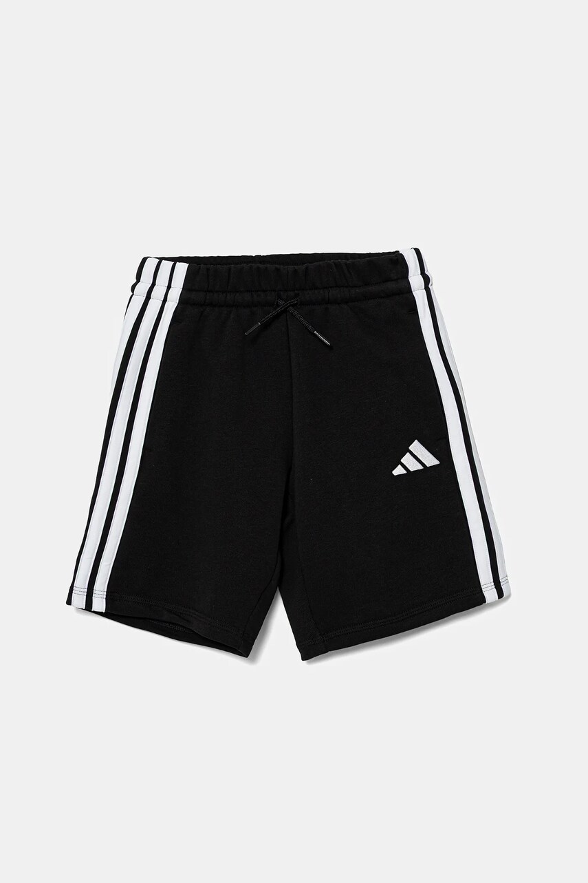 adidas pantaloni scurți copii culoarea negru, cu imprimeu, talie reglabila, JM0902