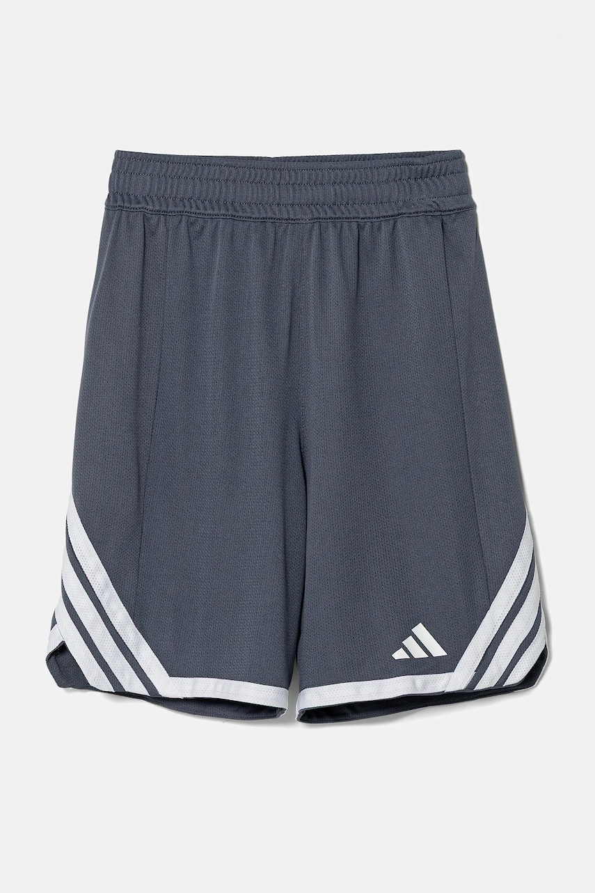 adidas Originals pantaloni scurti copii culoarea gri, cu imprimeu, talie reglabila, JM5128
