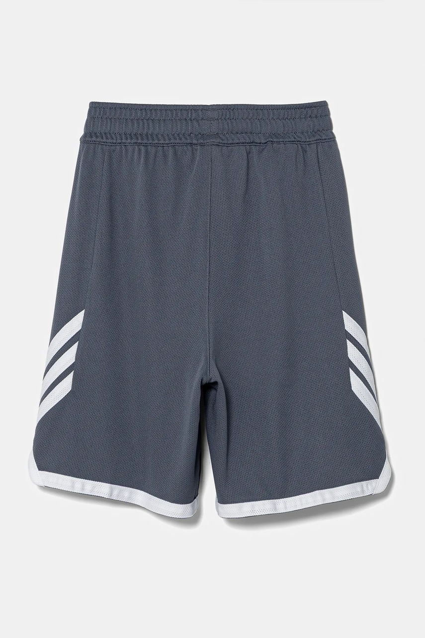 Детские шорты adidas Originals цвет серый с аппликацией регулируемая талия JM5128