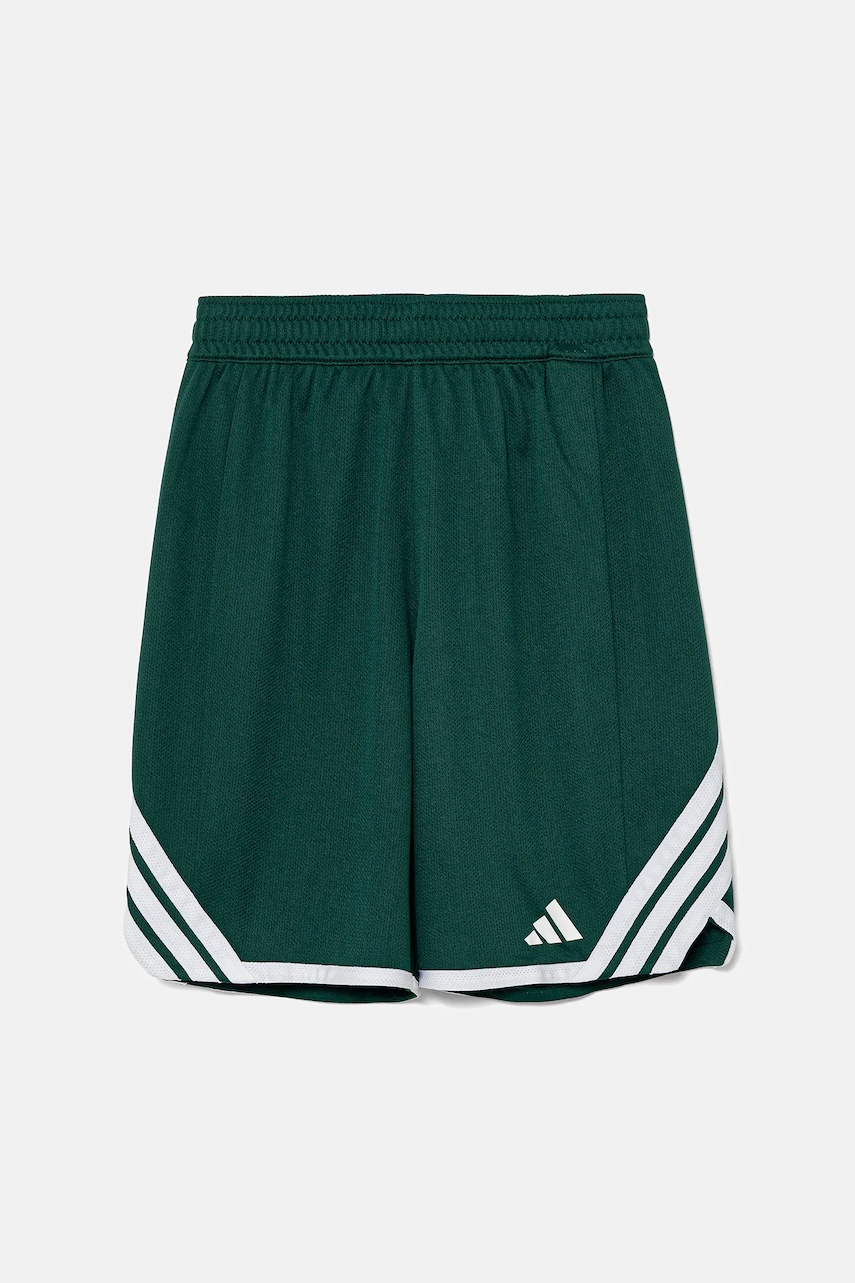 adidas Originals pantaloni scurți copii culoarea verde, cu imprimeu, talie reglabila, KC6976