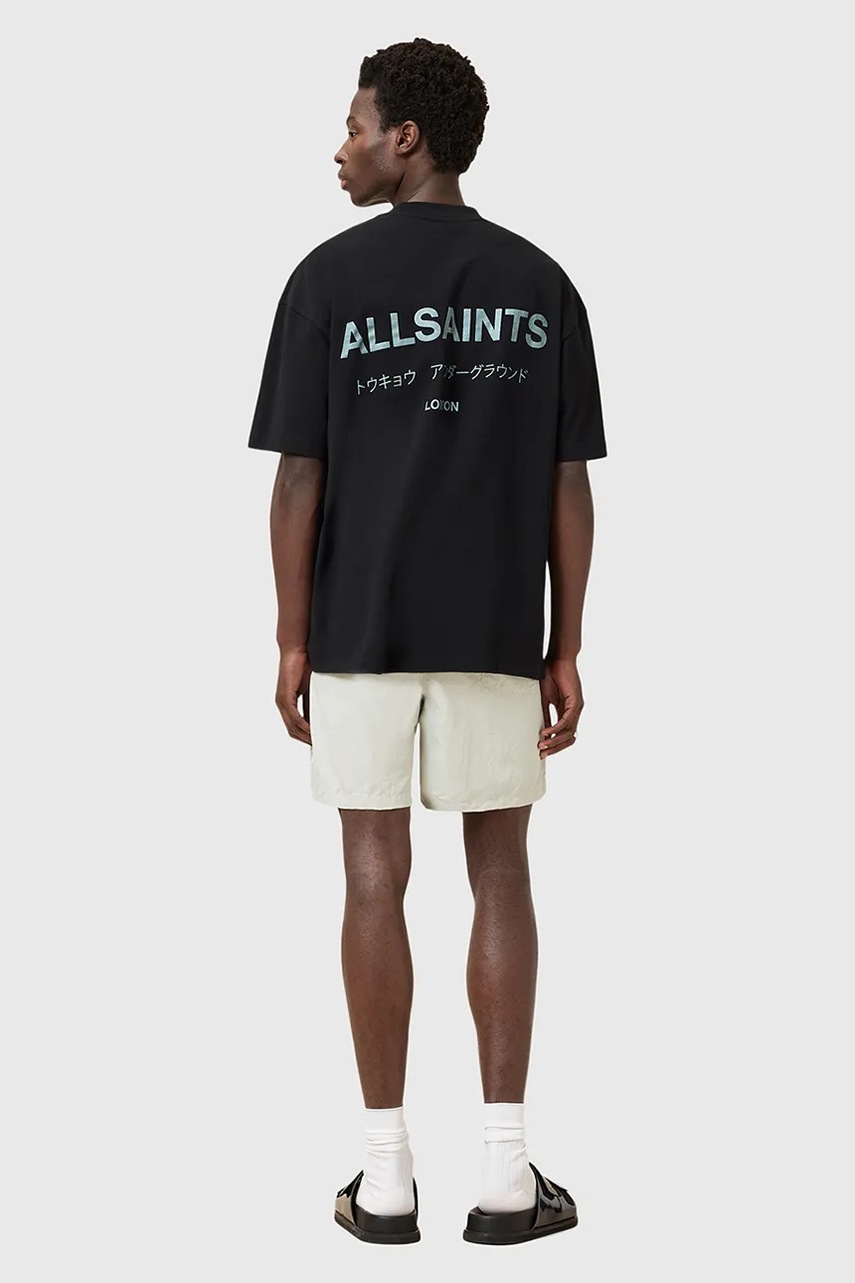 Μαγιό AllSaints SOLEIL ανδρικό, χρώμα: πράσινο, M021WC φωτογραφία