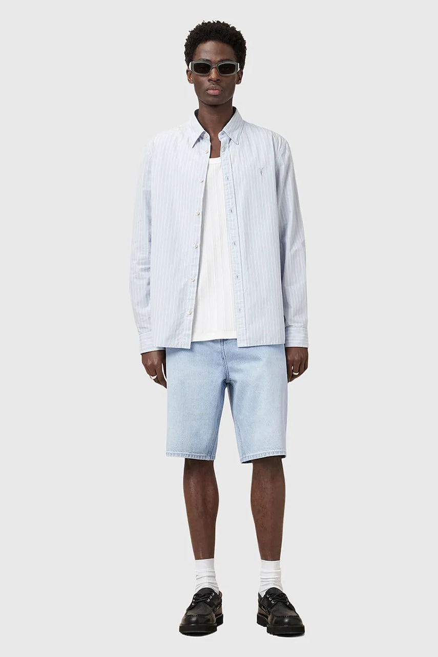 AllSaints pantaloni scurți din bumbac ALVA M023TC