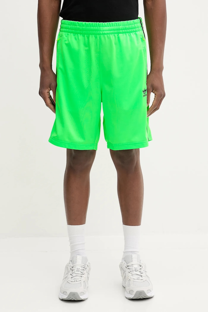 adidas Originals pantaloni scurți Firebird culoarea verde, JY1340