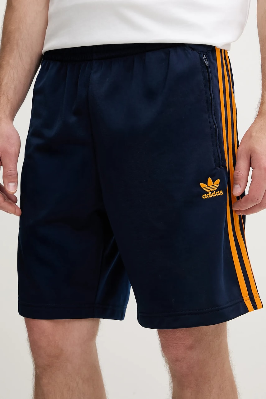 adidas Originals pantaloni scurti Firebird culoarea bleumarin, KA0483