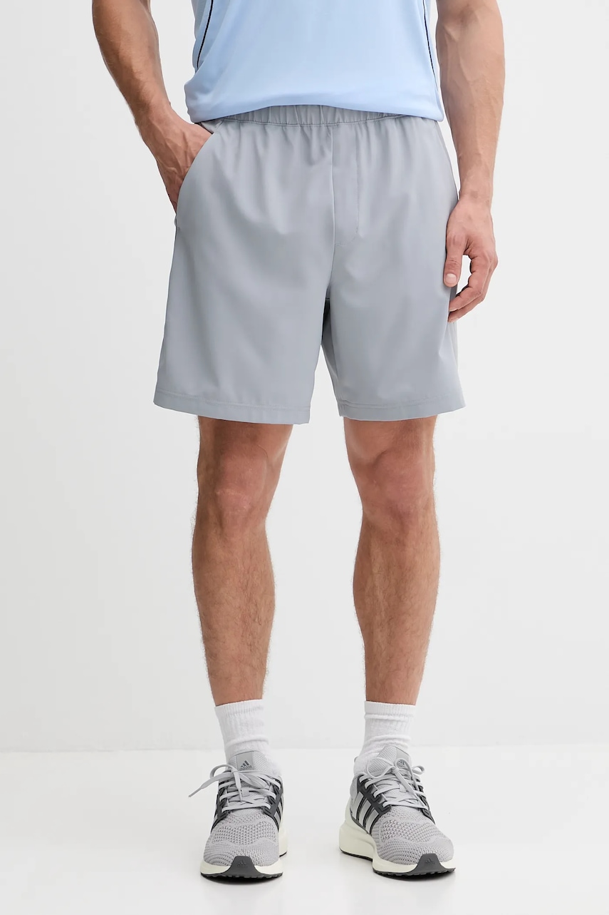 Levně Tréninkové šortky Calvin Klein Performance pánské, šedá barva, LVGMF5S801