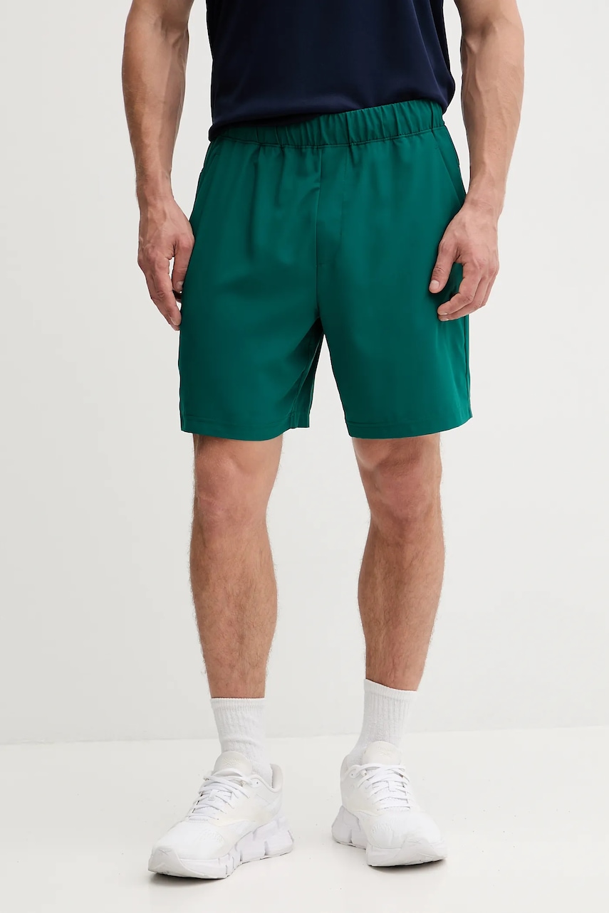 Levně Tréninkové šortky Calvin Klein Performance pánské, zelená barva, LVGMF5S801