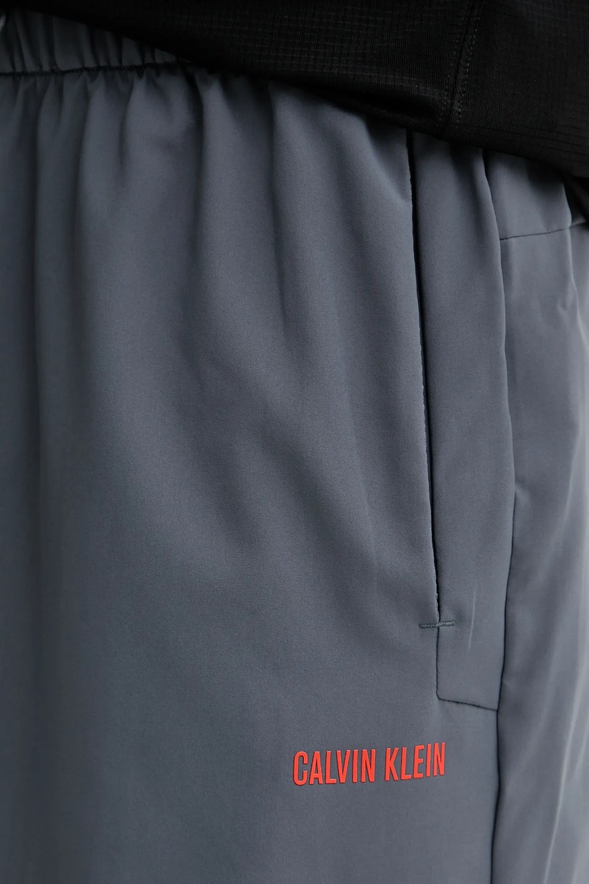 Σορτς προπόνησης Calvin Klein Performance ανδρικό, χρώμα: γκρι, LVGMF5S803 φωτογραφία