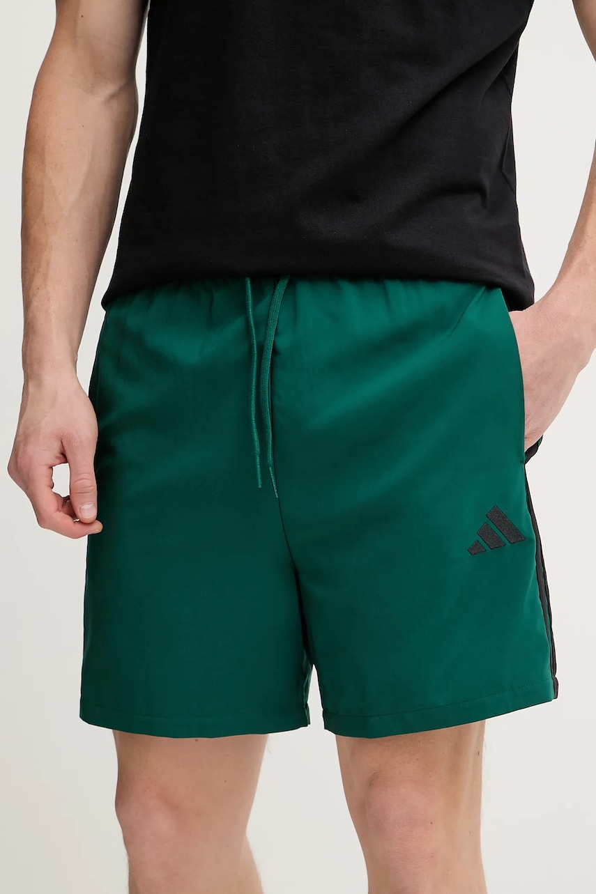 adidas pantaloni scurți Chelsea culoarea verde, JE6440