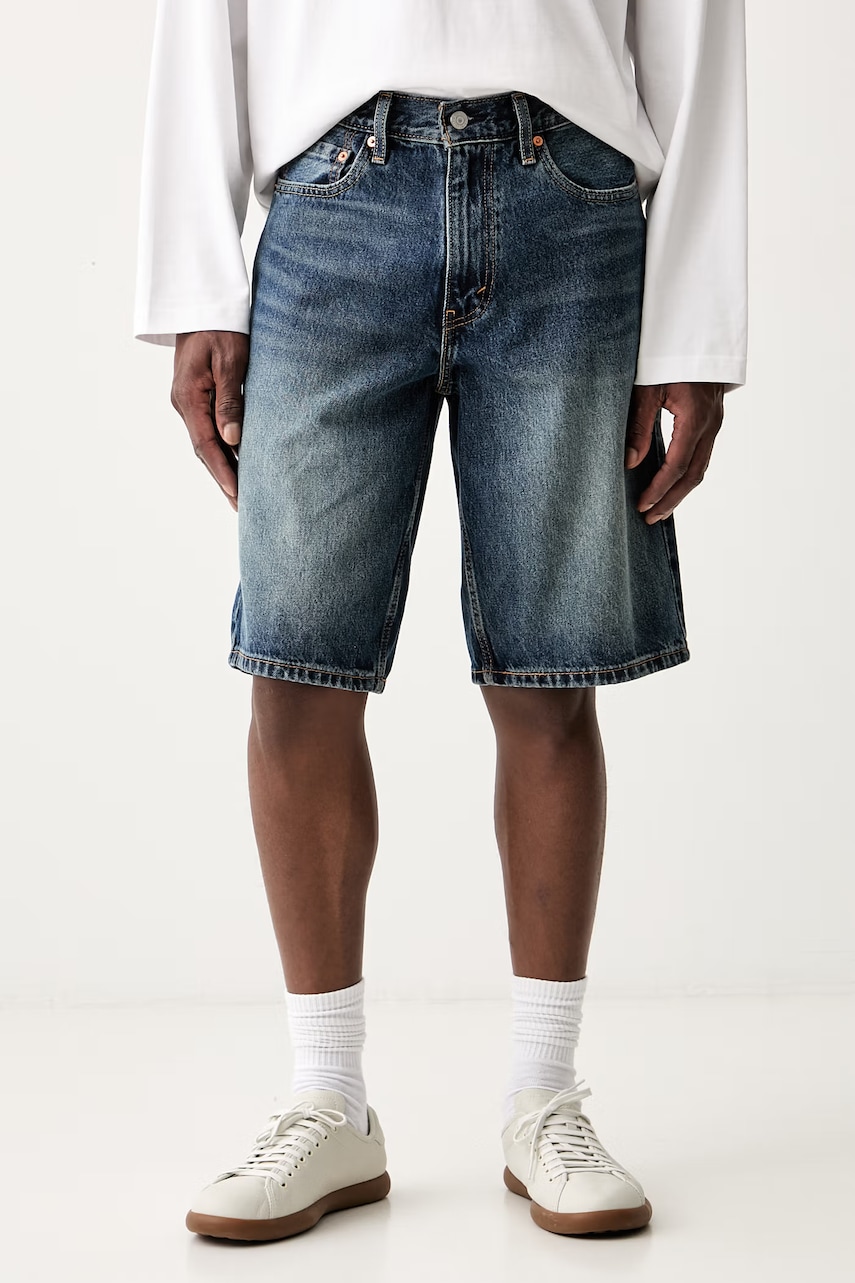 Levi's kratke hlače za muškarce traper 469 LOOSE