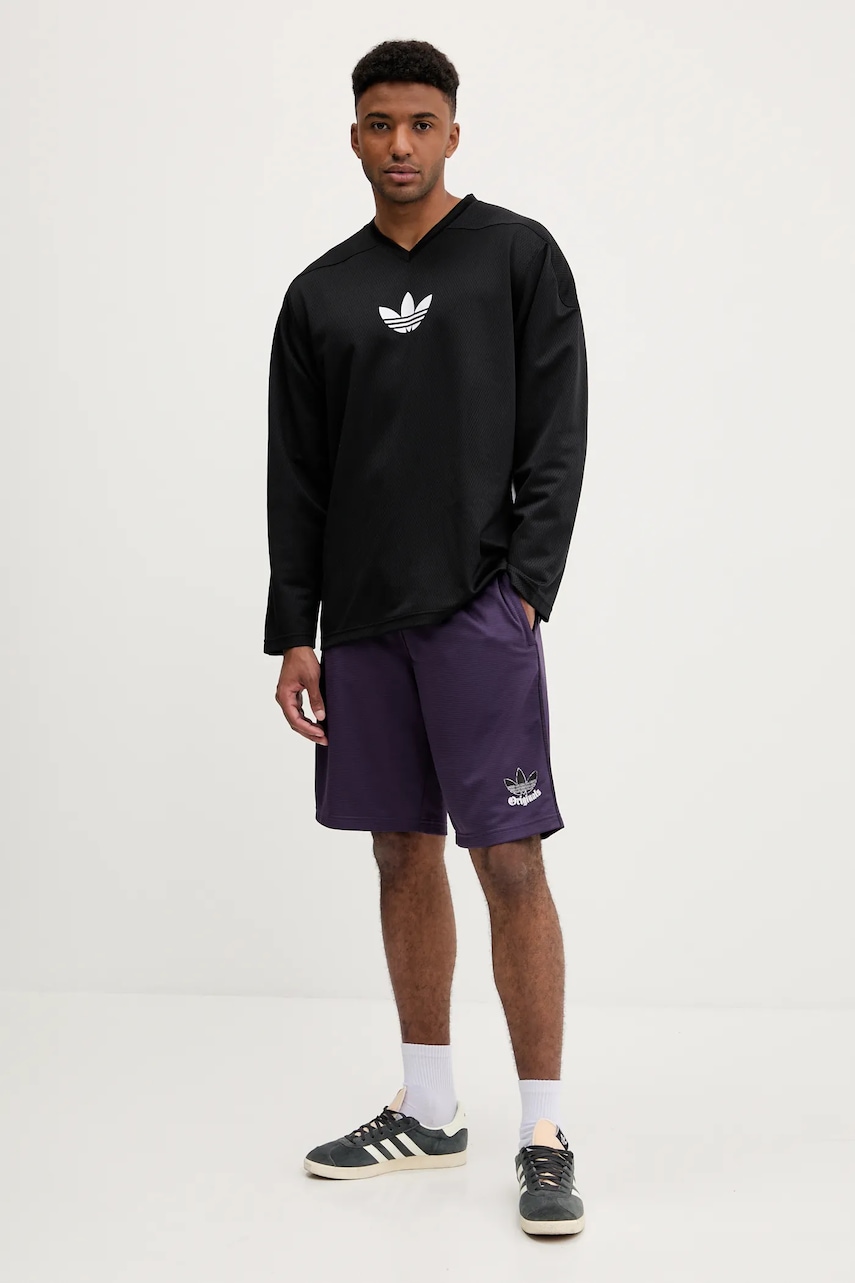 Шорты adidas Originals Grfx Short цвет фиолетовый JY2758 Шорты adidas Originals Grfx Short цвет фиолетовый JY2758