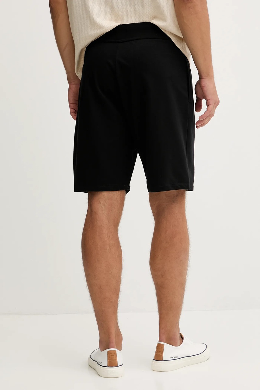 Βαμβακερό σορτς BOSS χρώμα: μαύρο, 50545560 φωτογραφία