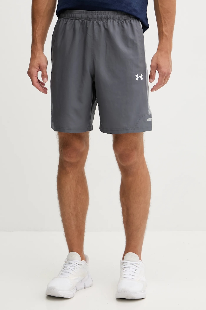 Levně Tréninkové šortky Under Armour UA Tech pánské, šedá barva, 6005117