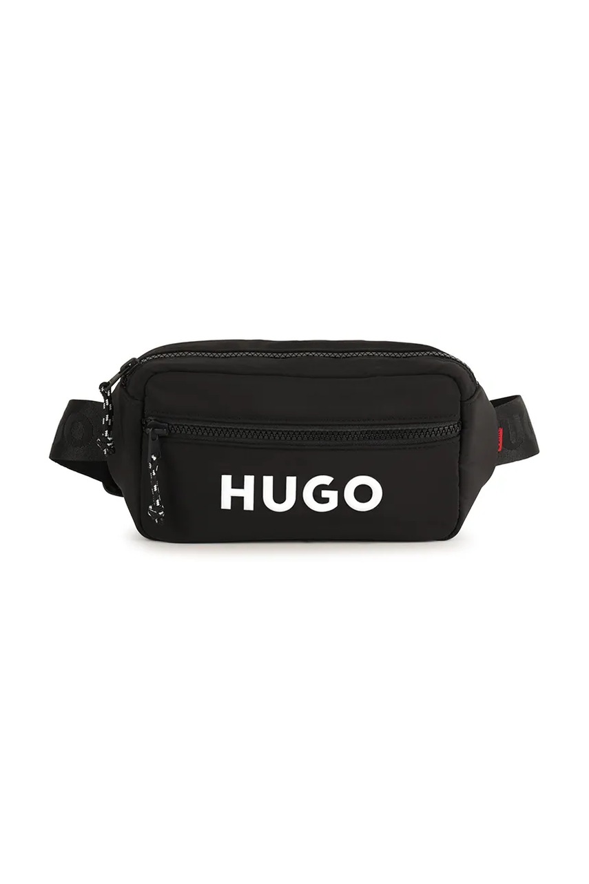 Levně Dětská ledvinka HUGO černá barva, G00552