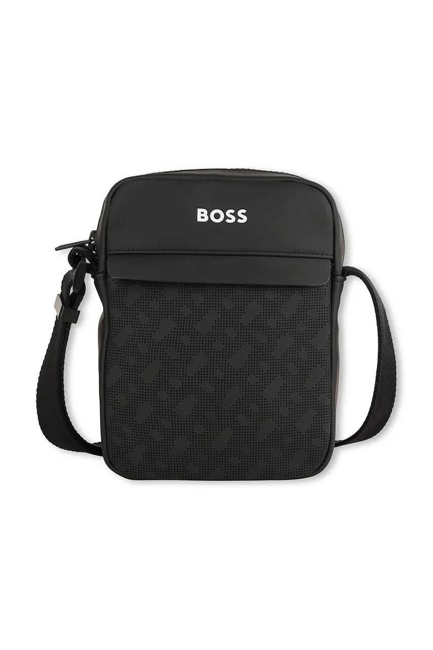 BOSS borsetă copii culoarea negru, J52642