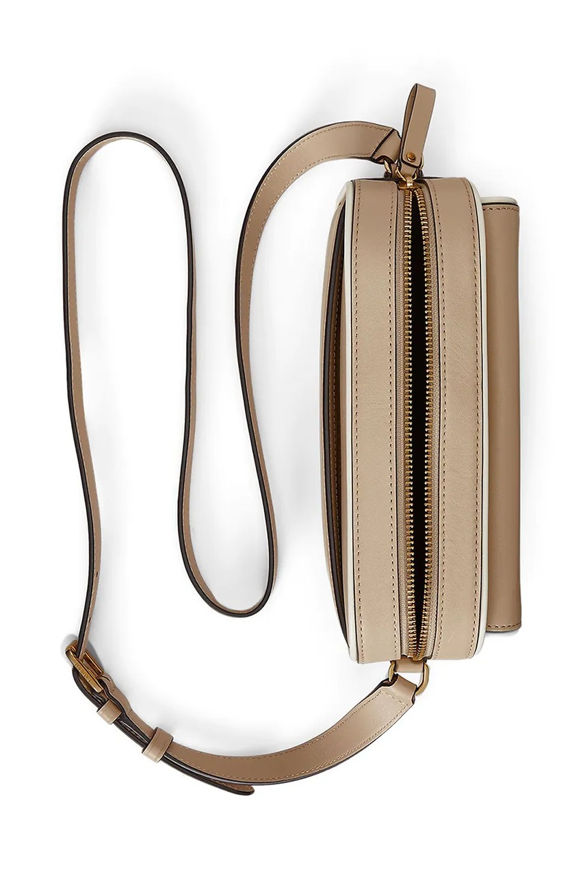 Δερμάτινη τσάντα Lauren Ralph Lauren φωτογραφία