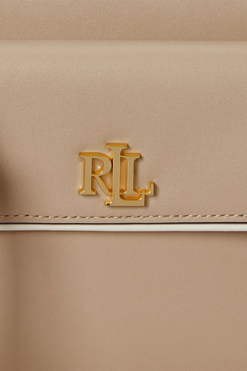 Δερμάτινη τσάντα Lauren Ralph Lauren φωτογραφία