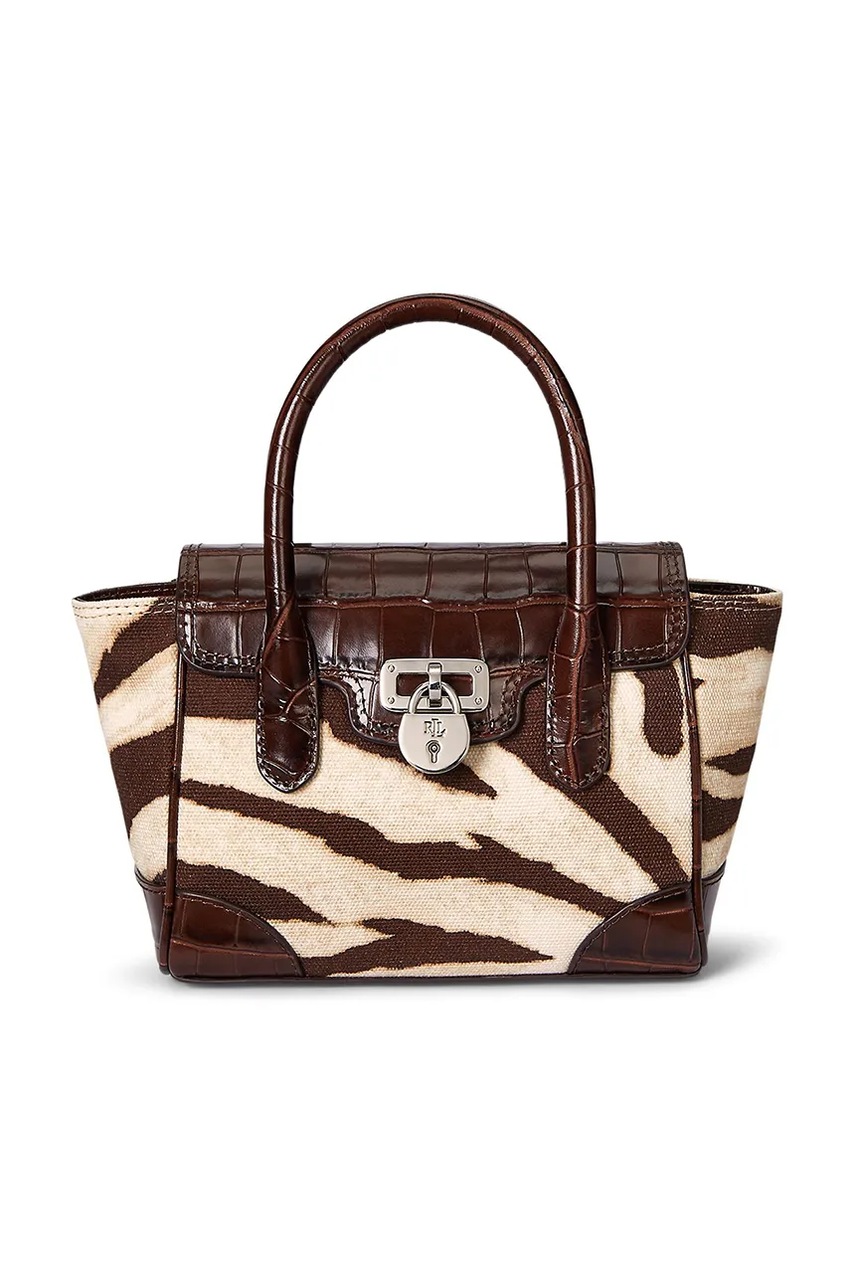Levně Kabelka Lauren Ralph Lauren hnědá barva, 431969470