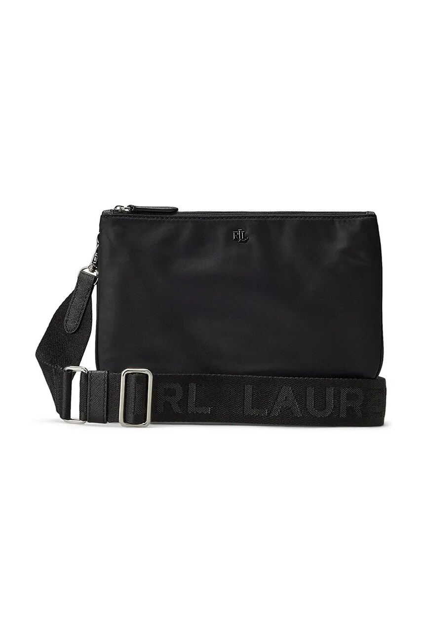 Levně Kabelka Lauren Ralph Lauren černá barva, 431970156