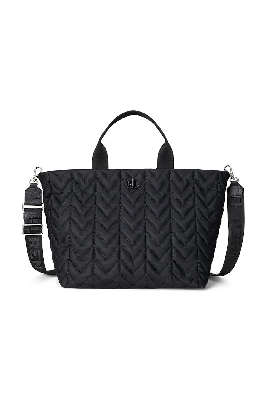 Levně Kabelka Lauren Ralph Lauren černá barva, 431974398
