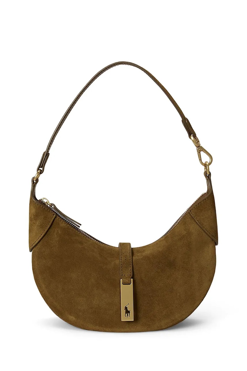 Τσάντα σουέτ Polo Ralph Lauren