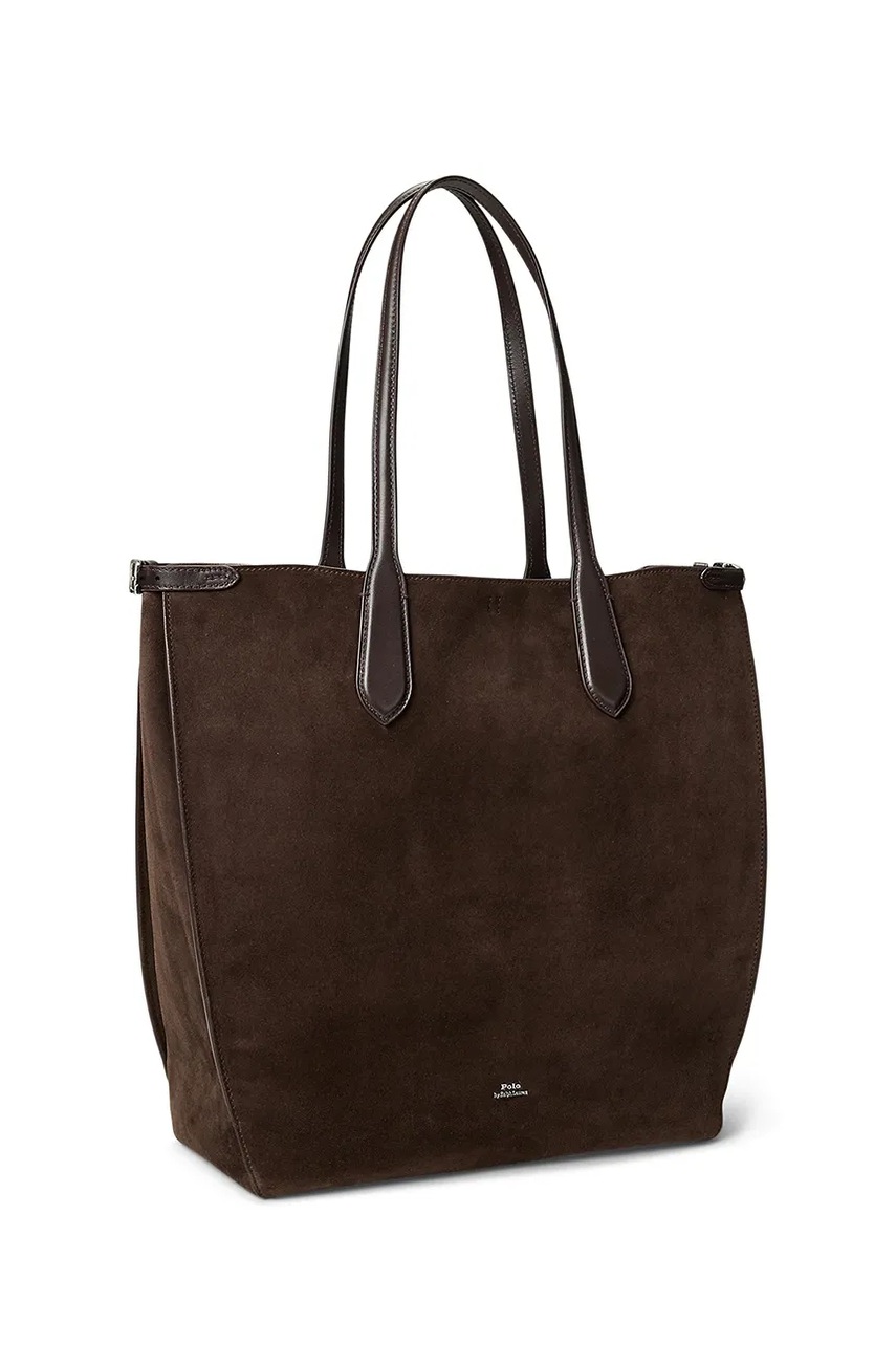 Замшевая сумка Polo Ralph Lauren цвет коричневый 428968152 Замшевая сумка Polo Ralph Lauren цвет коричневый 428968152