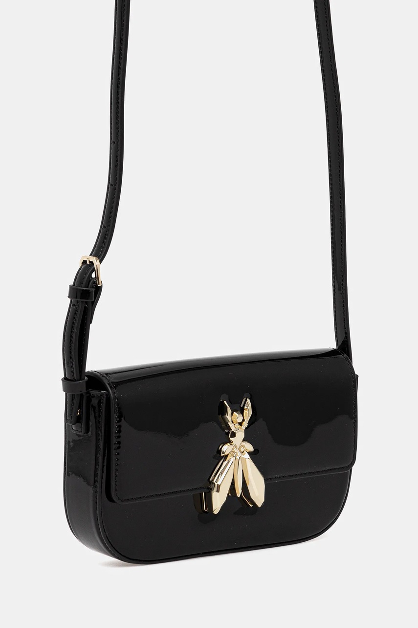 Кожаная сумочка Patrizia Pepe цвет чёрный 8B0231 L125