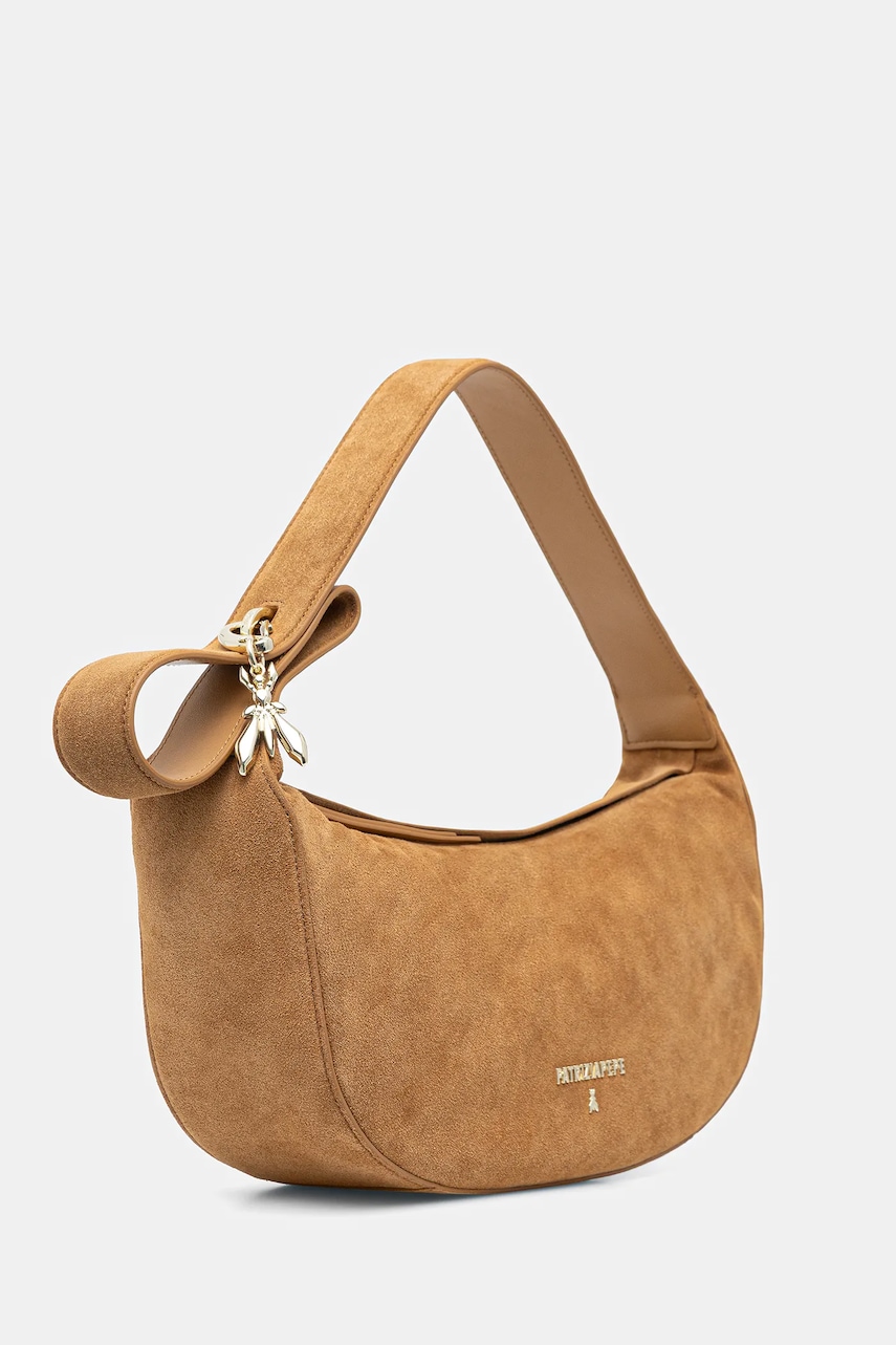 Замшевая сумочка Patrizia Pepe цвет зелёный 8B0274 L152 Замшевая сумочка Patrizia Pepe цвет зелёный 8B0274 L152