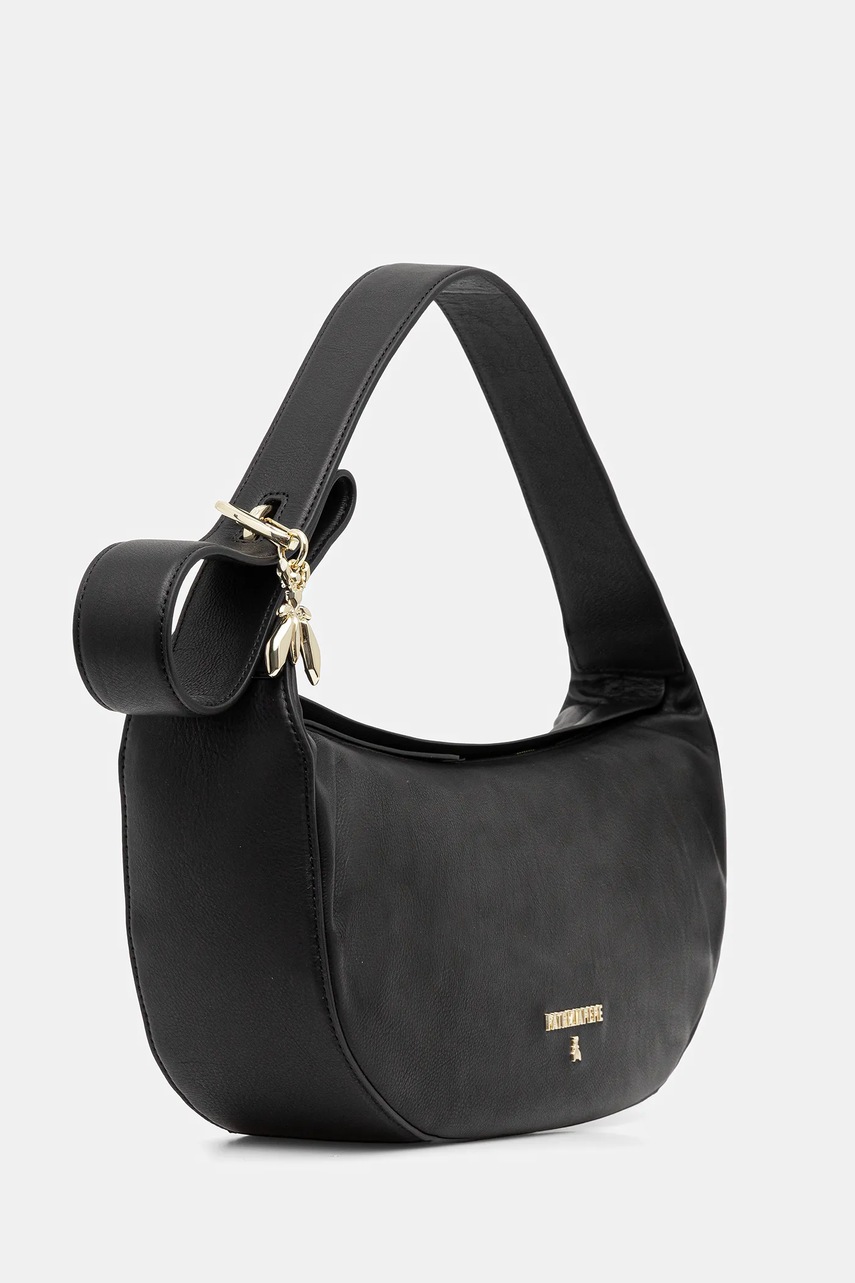 Кожаная сумочка Patrizia Pepe цвет чёрный 8B0274 L164