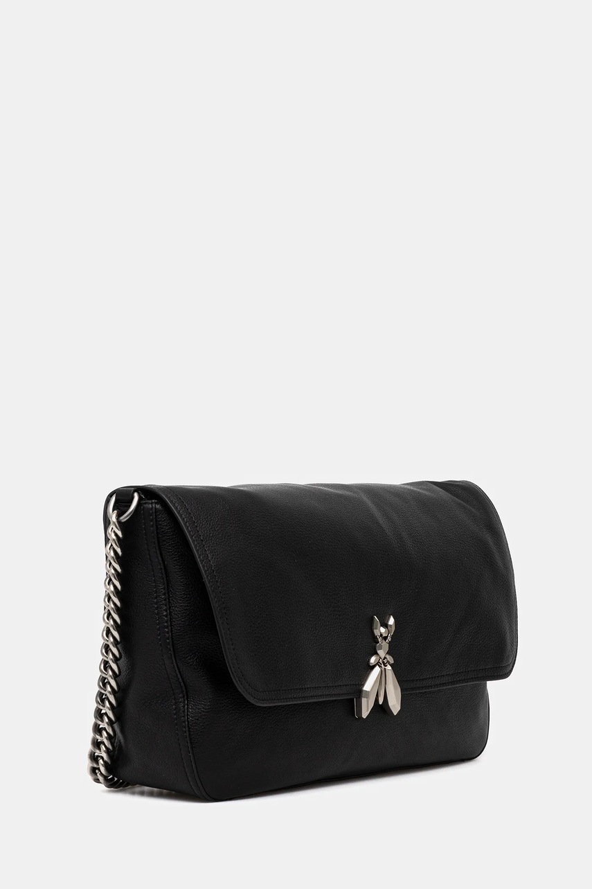 Кожаная сумочка Patrizia Pepe цвет чёрный 8B0280 L165