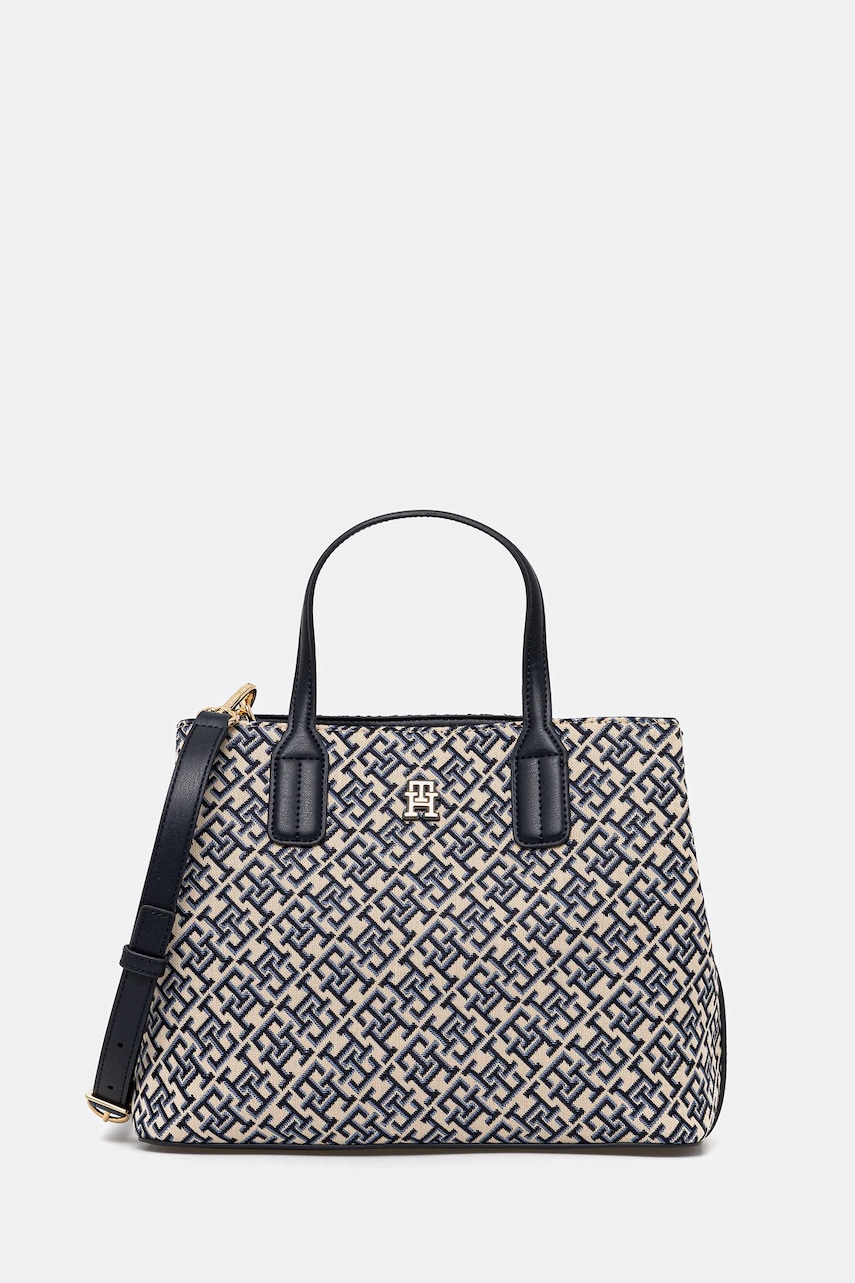 Levně Kabelka Tommy Hilfiger tmavomodrá barva, AW0AW17444